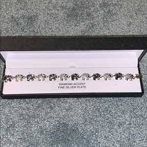 elephant diamond bracelet